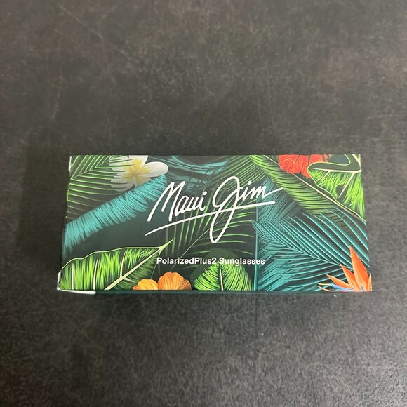 Maui Jim HOOKIPA Gloss Black POLARIZED HCL Bronze Lens Sunglass H407-02 - Picture 1 of 6